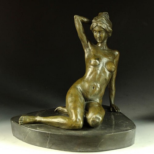 大人気ブロンズ像 裸女像 Milo 24ｃｍ名品 インテリア家具 置物 彫刻
