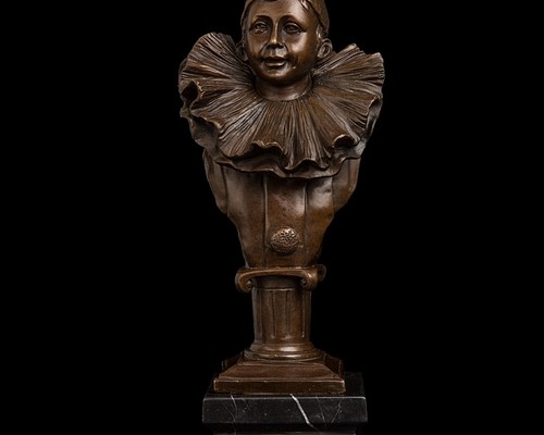 ブロンズ像 胸像 33.5cm名品 インテリア家具 置物 彫刻 銅像 彫像 