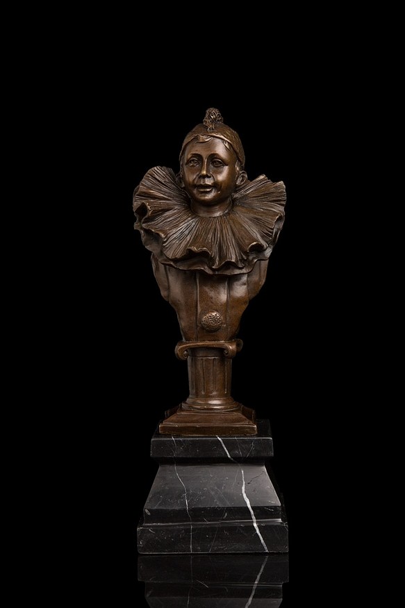 ブロンズ像　胸像　33.5cm名品　インテリア家具　置物　彫刻　銅像　彫像　美術品フィギュア贈り物 プレゼント 1枚目の画像
