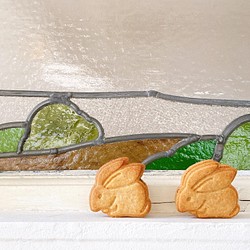 おすわりうさぎ　スタンプクッキー型 1枚目の画像
