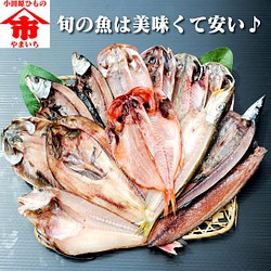 おまかせ干物セット5000円コース 送料無料 干物なら弊社にお任せください! そのときオススメの魚で作ったセットです。 1枚目の画像