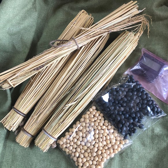 藁苞で作る納豆キット 1枚目の画像