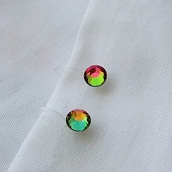 虹の光彩のイヤリング 1枚目の画像