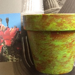 ペイント植木鉢 2.5号 G 1枚目の画像