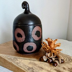 陶器のキャンドルポット(ラベンダーの香り) 1枚目の画像