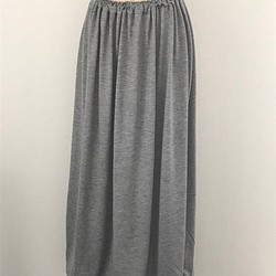さらさらgreyのマキシ丈のギャザースカート 1枚目の画像