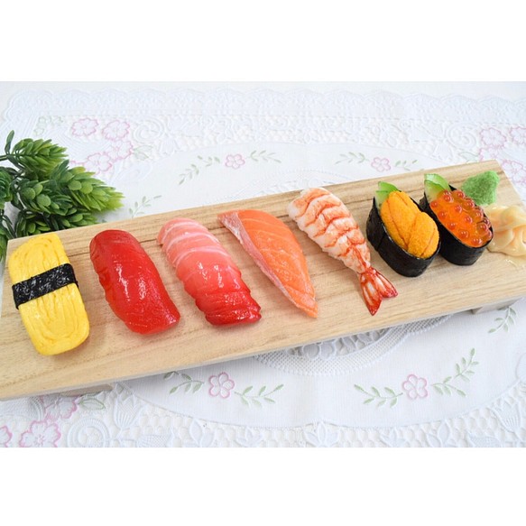 食品サンプル「目で食べるお寿司」 1枚目の画像