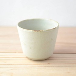 マルチカップ（そば猪口）　白マット釉 1枚目の画像