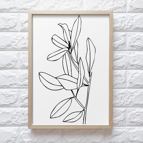 0260 アートポスター Matisse Flower Line Drawing マティス 北欧 イラスト Hos Decor 通販 Creema クリーマ ハンドメイド 手作り クラフト作品の販売サイト