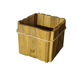 【吉迪市柚木家具】柚木復古造型花桶 LT-090B 置物桶 收納桶 垃圾桶 第1張的照片
