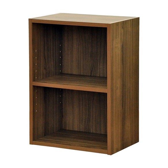 わたしのカラーボックス ウッド 木製 2段 棚の位置変更できます！ 棚 