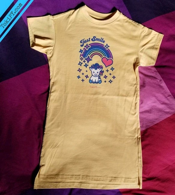 黄 ワンピース (半袖) - Yuni 虹の下で 1枚目の画像