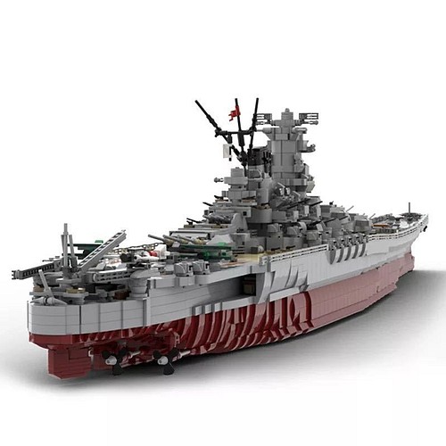 Lego互換 戦艦大和 帝国海軍 置物 Cred 通販 Creema クリーマ ハンドメイド 手作り クラフト作品の販売サイト