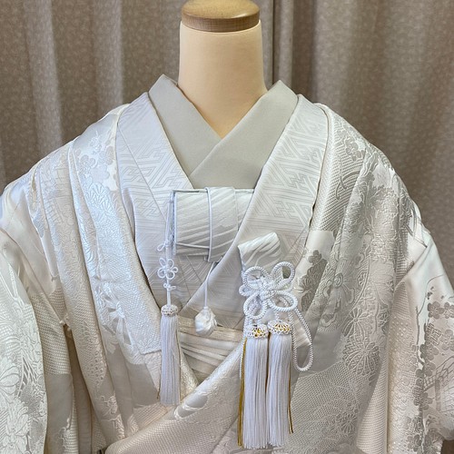 受注生産】花嫁和装 はこせこ かいけん 差込伊達衿【新品 婚礼用/筥迫