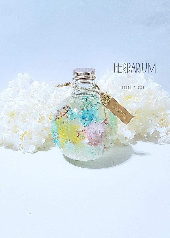 お花のハーバリウム～幸せを願って～ムーン 1枚目の画像