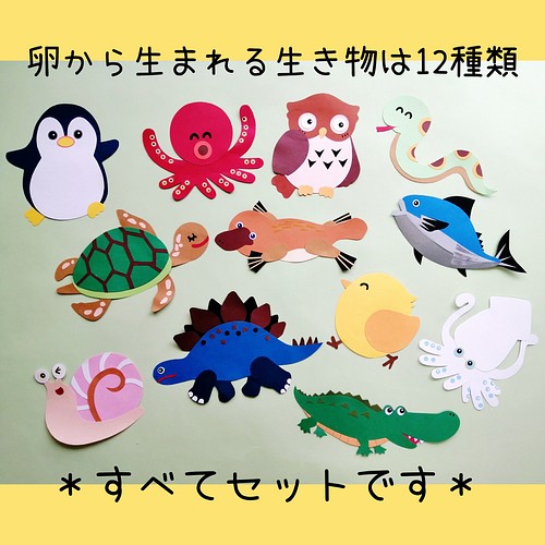 誕生表 保育 幼稚園 しかけ 生き物 卵 雑貨 その他 Chacha Kids 通販 Creema クリーマ ハンドメイド 手作り クラフト作品の販売サイト