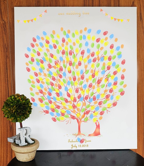 夢幻彩色婚慶樹，加大碼可容納160至300人 第1張的照片