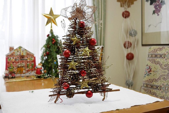 シッククリスマスツリー壁掛け ドア飾り フラワー リース Artlover S Home 通販 Creema クリーマ ハンドメイド 手作り クラフト作品の販売サイト