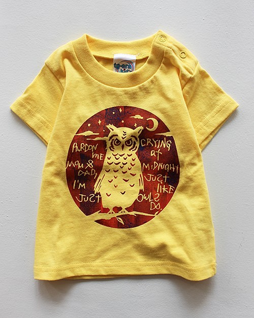 MIDNIGHT OWLS キッズTシャツ 1枚目の画像