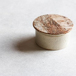 土模様のハコ（白釉）(miniサイズ)(B) 1枚目の画像