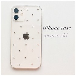 キラリと輝くスマホケース⭐︎..*スワロフスキー クリスタルカラー