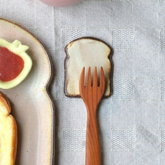 粉福カトラリーレスト-食パン- 1枚目の画像