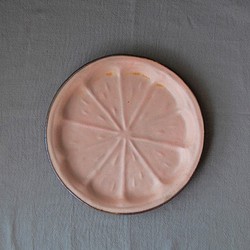 zakkaオレンジ皿-L-(ピンク) 1枚目の画像