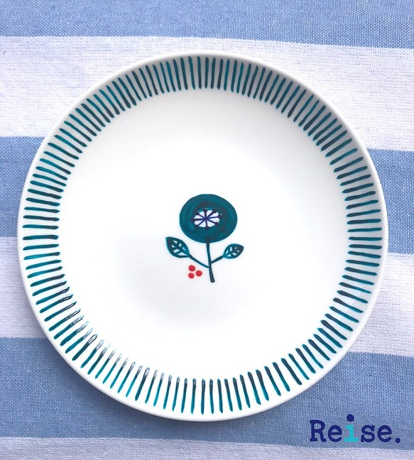 当日発送 ◆うつくしい藍の大皿◆ 食器