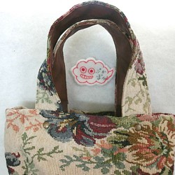 送料無料★サンプル品★ゴブラン織りのバッグ 1枚目の画像