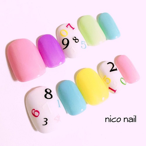 数字ネイル ネイルチップ ネイルシール Nico Nail 通販 Creema クリーマ ハンドメイド 手作り クラフト作品の販売サイト