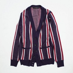 オリジナルJOHN STRIPE CARDIGAN NAVY カーディガン ヒロケン 通販