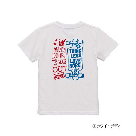 半袖Ｔシャツ スケボー バックプリント【2色展開】メンズ ユニセックス