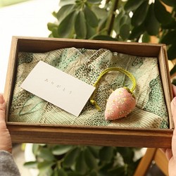 【贈品】淺綠色和服Azuma包+草莓背帶套裝 第1張的照片