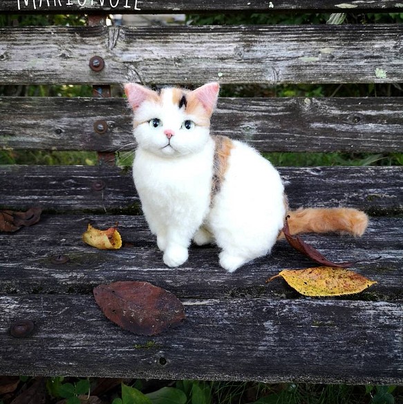 羊毛フェルト ねこ