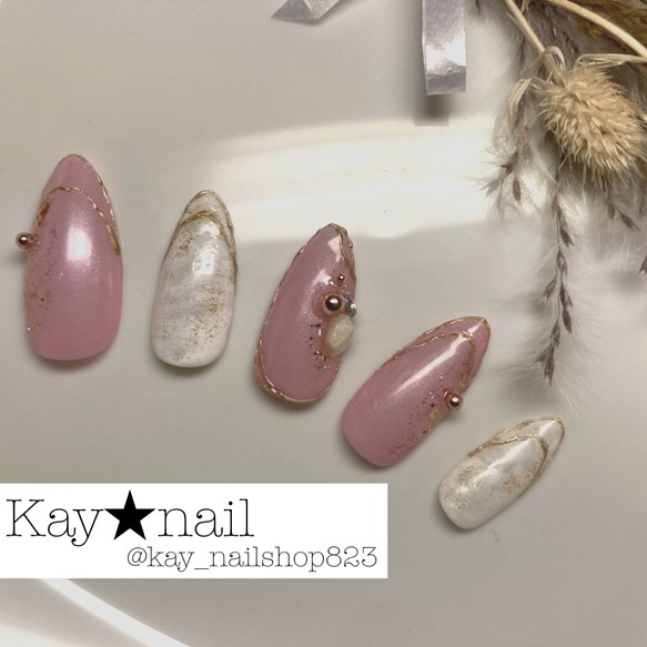 ジェルネイルチップ 10本 ネイルチップ ネイルシール ｋａｙ Nail 通販 Creema クリーマ ハンドメイド 手作り クラフト作品の販売サイト