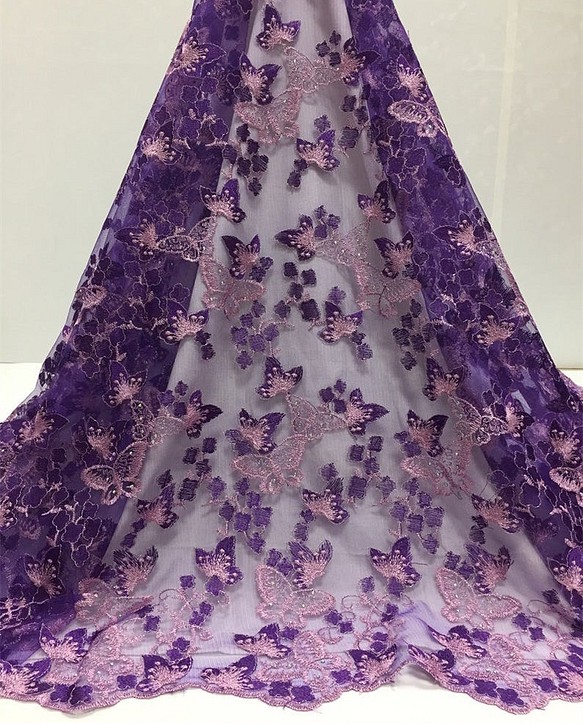 未使用品】 蝶デザイン 薄い紫ウェディングドレス abamedyc.com