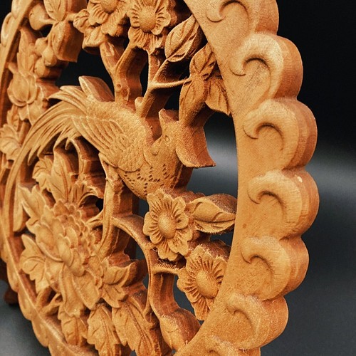 木彫り牡丹鳳凰（４０cm） odmalihnogu.org