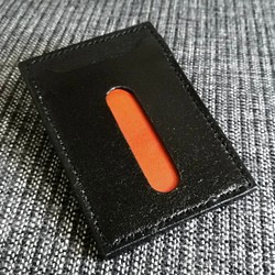 【ホースレザー】パスケース　定期入れ　カードケース　ヌメ革　本革　レザー　革　IC 1枚目の画像