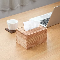 木製ポンピングペーパーボックス、長方形木製ボックス、木製ナプキン収納ボックス 1枚目の画像