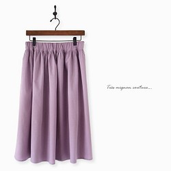 紫パープル ロングスカートマキシ丈 のおすすめ人気通販