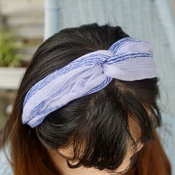 ⚓️ "Santorini" Hairband (サントリーニ・ヘアバンド)  1枚目の画像