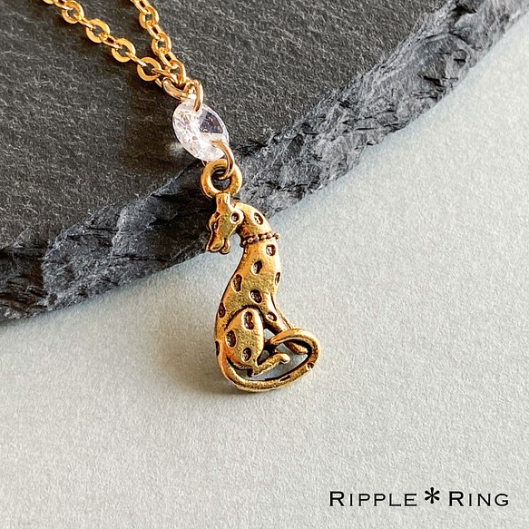 ヒョウのネックレス ネックレス・ペンダント Ripple*Ring 通販｜Creema