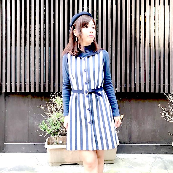 「plein soleil 」retro one-piece dress linda