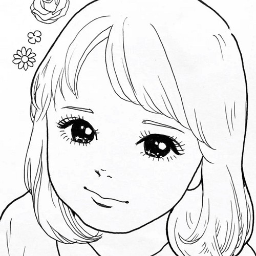 レトロにがおえ 昭和の少女マンガ風水彩画イラスト 70年代風似顔絵オーダー その他インテリア雑貨 ココユキ 通販 Creema クリーマ ハンドメイド 手作り クラフト作品の販売サイト