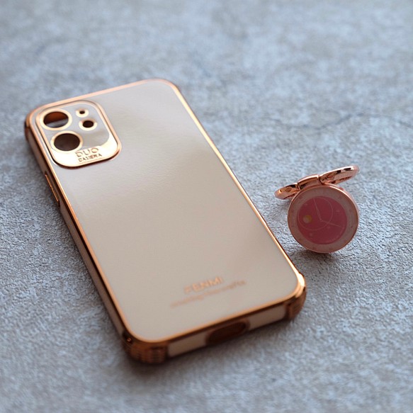 Iphoneケース Iphone12mini Iphone リング付き 12miniケース ピンク Iphoneケース カバー Mkstella 通販 Creema クリーマ ハンドメイド 手作り クラフト作品の販売サイト