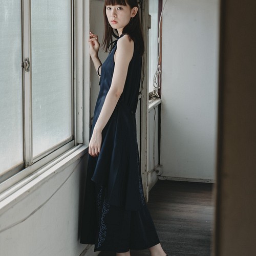 collaboration iCONOLOGY】SMOCK DRESS feat. china ワンピース 01u10