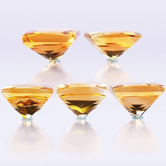 シトリン 11.488ct ／5pcs (395067) emmanuelfranca.com.br