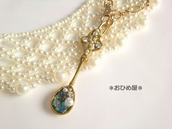 一勺藍色珠寶，一點珍珠包的魅力 第1張的照片