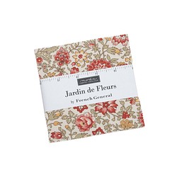 「Jardin de Fleur」moda Charm Pack（カットクロス42枚）フレンチジェネラル 1枚目の画像