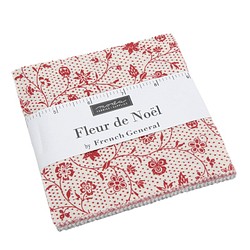 「Fleur de Noel」moda Charm Pack（カットクロス42枚）フレンチジェネラル 1枚目の画像
